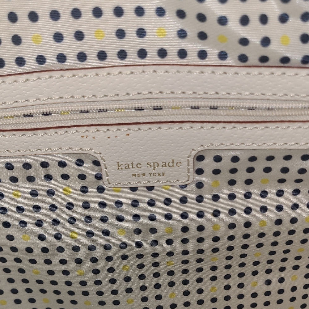 Kate Spade New York Woven Brown and Cream Shoulder Bag - Picture 7 of 9